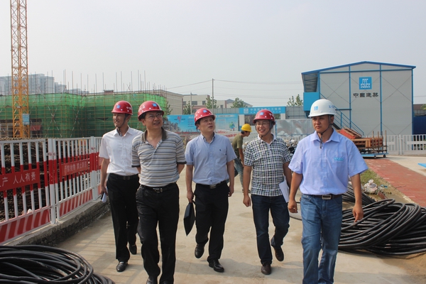 詹先豪、楊曉彬一行到濱湖項(xiàng)目指導(dǎo)工作