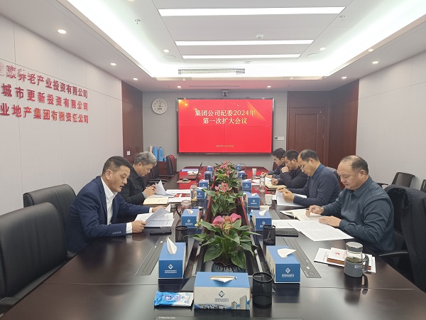 地產(chǎn)集團(tuán)等三家公司紀(jì)委召開2024年第一次擴(kuò)大會議